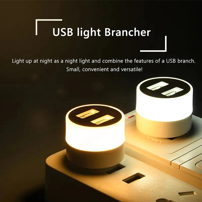 MINI PORTABLE LED LIGHT USB... HE CAN CHARGE EVERYTHING