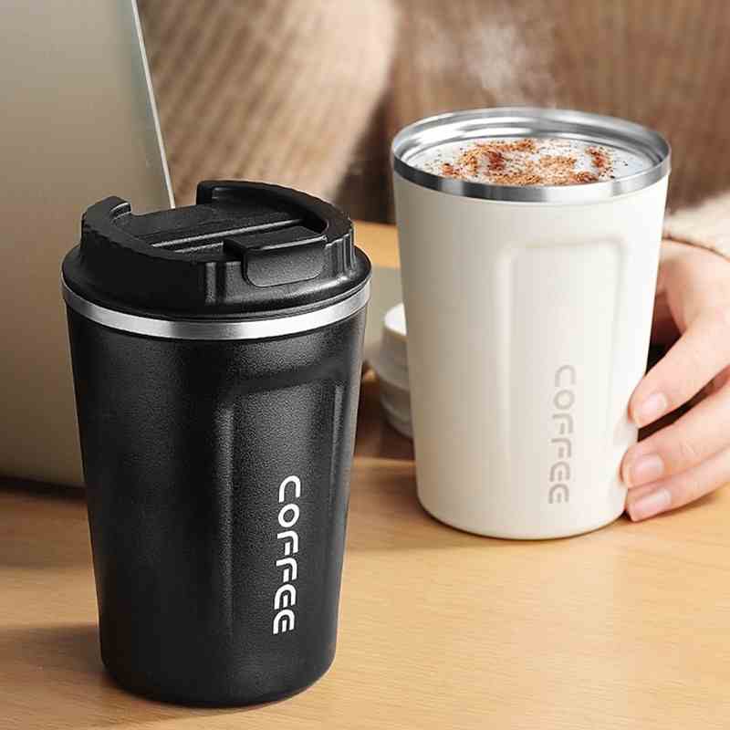 New Style Double Stainless steel Coffee Mug Car Thermos Mug 500ML