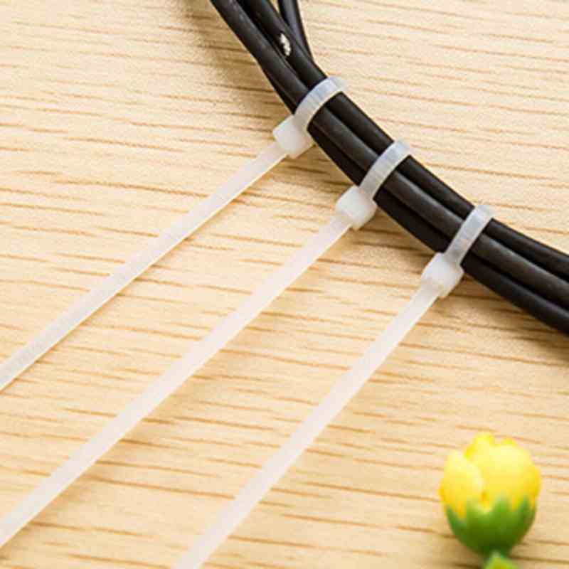 Pack of 100 Multipurpose Cable Tie Clip 6 inch