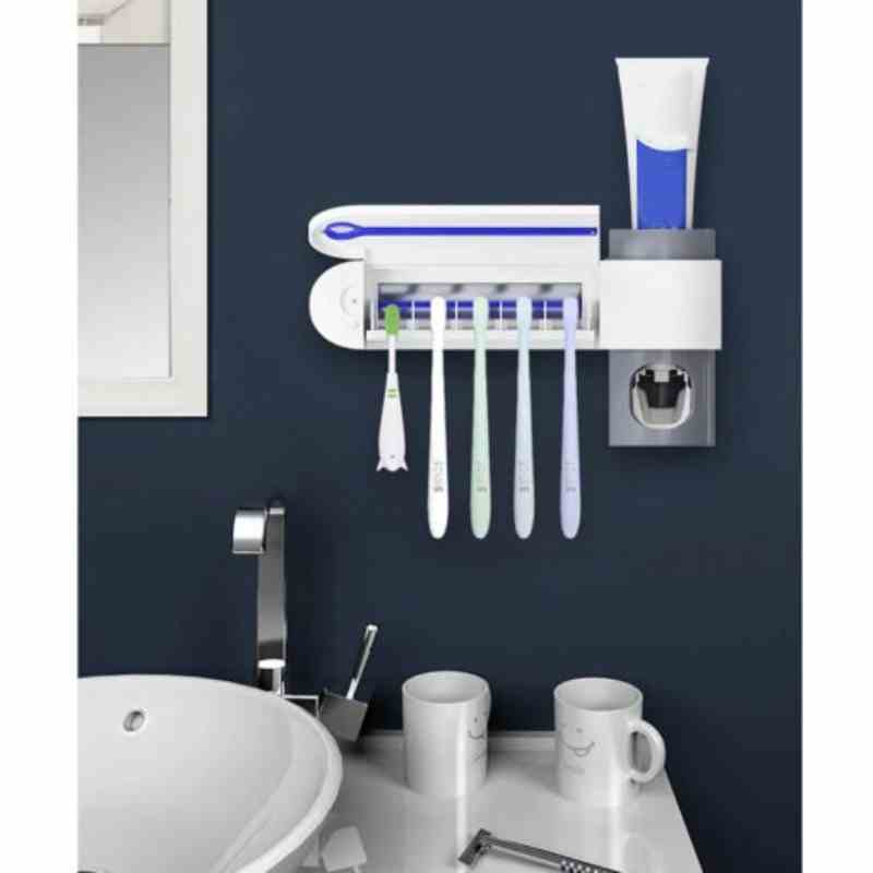 Antibacteria 2 in 1 UV Light  Toothpaste Dispenser