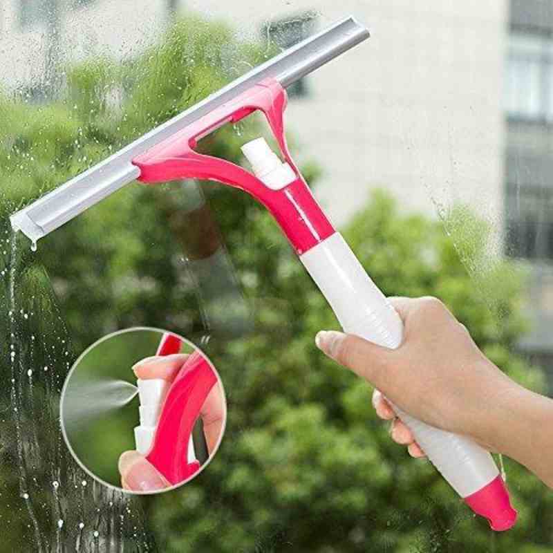 Window SprayGlass Cleaning Brush Wiper