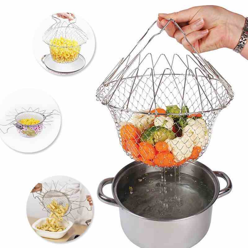 FOLDABLE CHEF BASKET 12 IN 1 COOKWARE