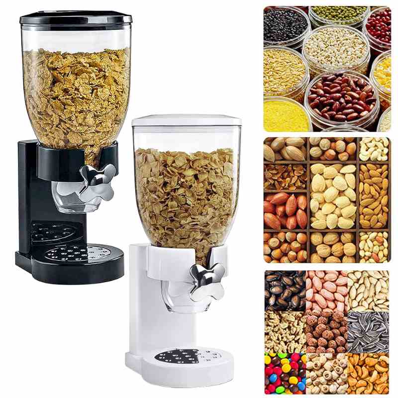 Single Cereal Dispenser Dry Food Container