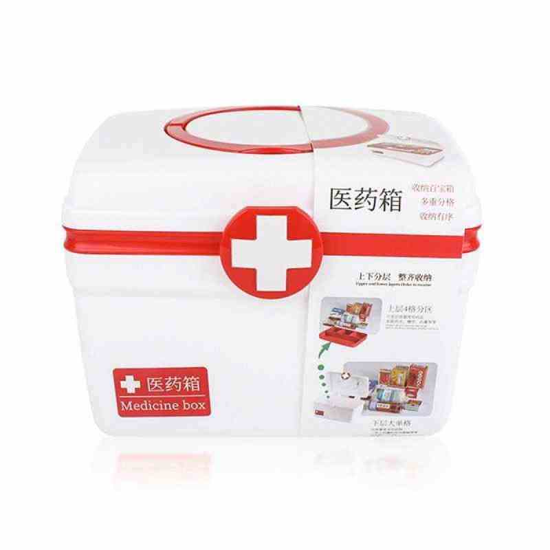 First Aid Box Survival Kit Portable Organizer (Small)