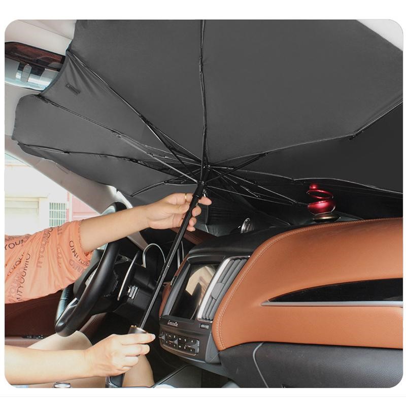 Car Sunshade Sun Shade Protector Parasol Auto Front Window Fold Umbrella Block Covers Interior Windshield Protection