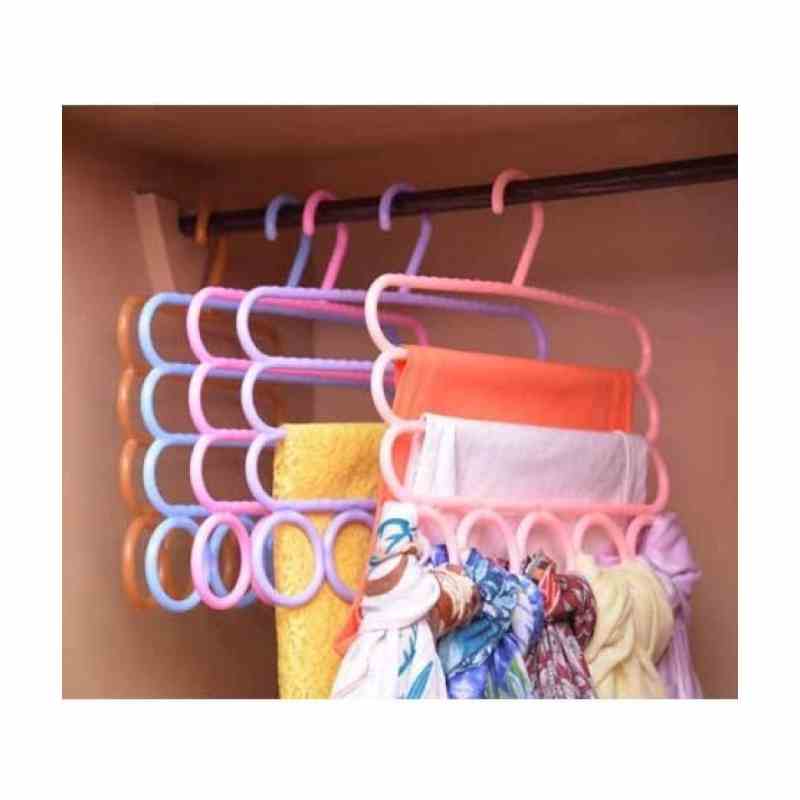 2 in 1 3 Layer With 5 Holes Scarves Hanger