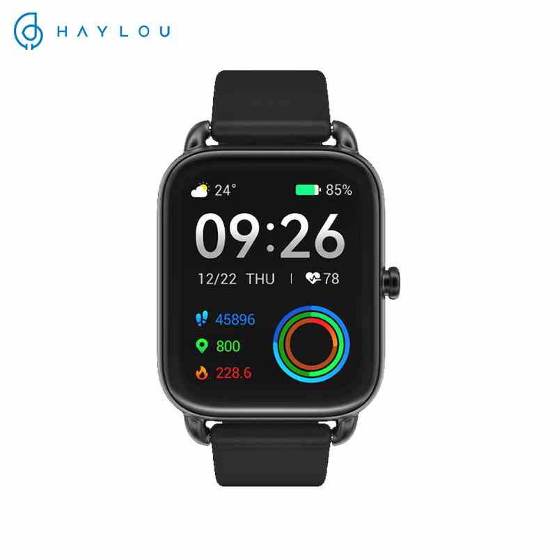 Haylou RS4 1.78 Inch AMOLED Full Screen Smart Watch Blood Oxygen Heart Rate Monitor 12 Sport Models IP68 Waterproof SmartWatch
