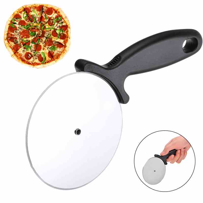 New Stainless Steel Roller Pizza Cutter Wheel