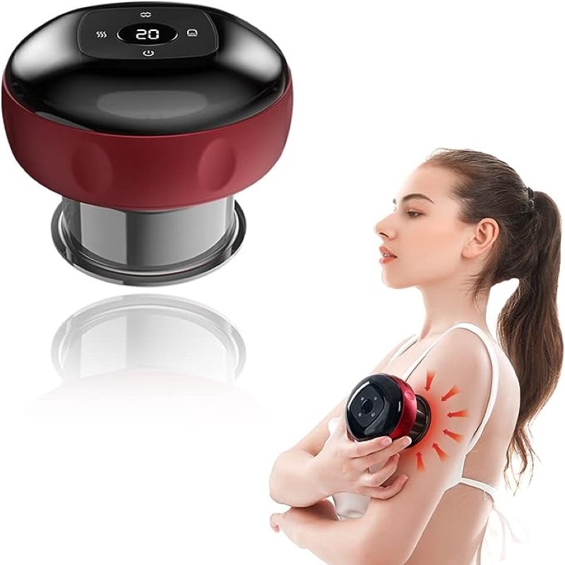 Electric Cupping Massager, Anti Cellulite Wireless Massager