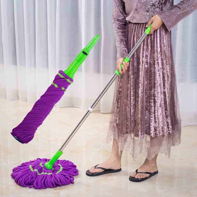 Spin Mop - Easy Spin Magic Mop Set [Plastic Strainer] -