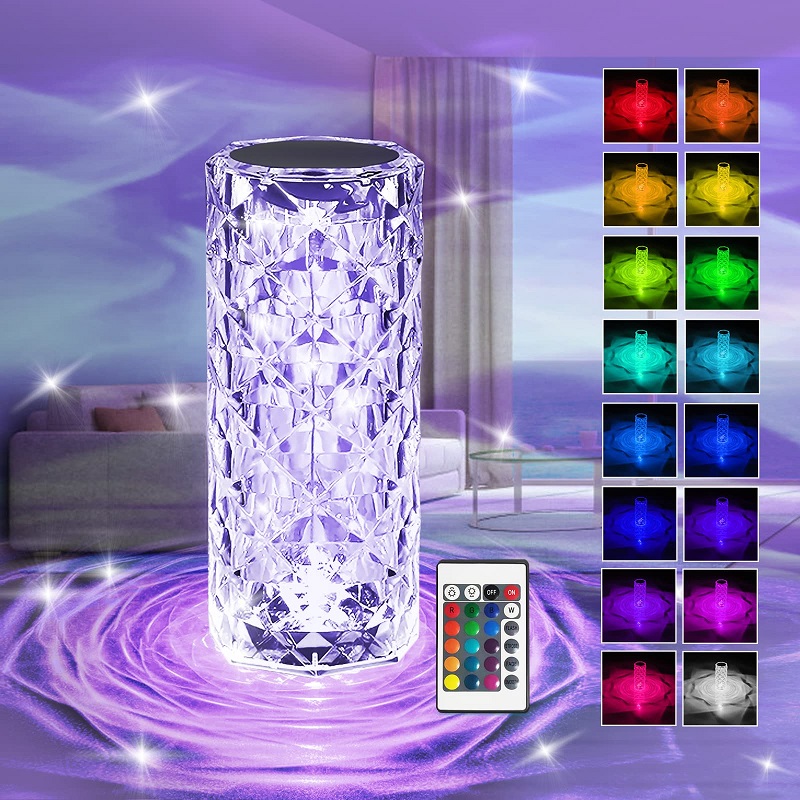 Crystal Lamp 16 RGB Colour