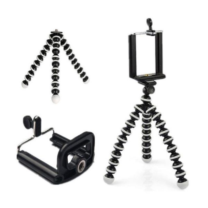 Adjustable & Flexible Tripod Stand With Mobile Holder