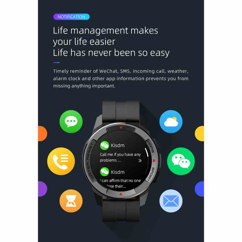Mibro X1 Smart Watch 5ATM Waterproof Smartwatch Men Women Android IOS Fitness Sport Watch Heart Rate Monitor Blood Oxygen