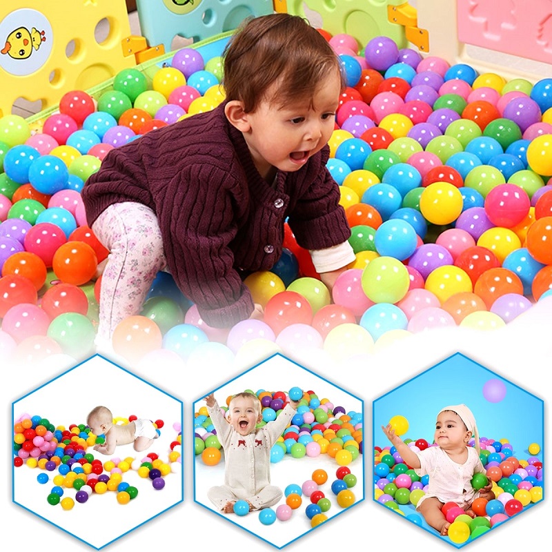 Multicolor 50 Pcs Soft Plastic Tent Balls Set