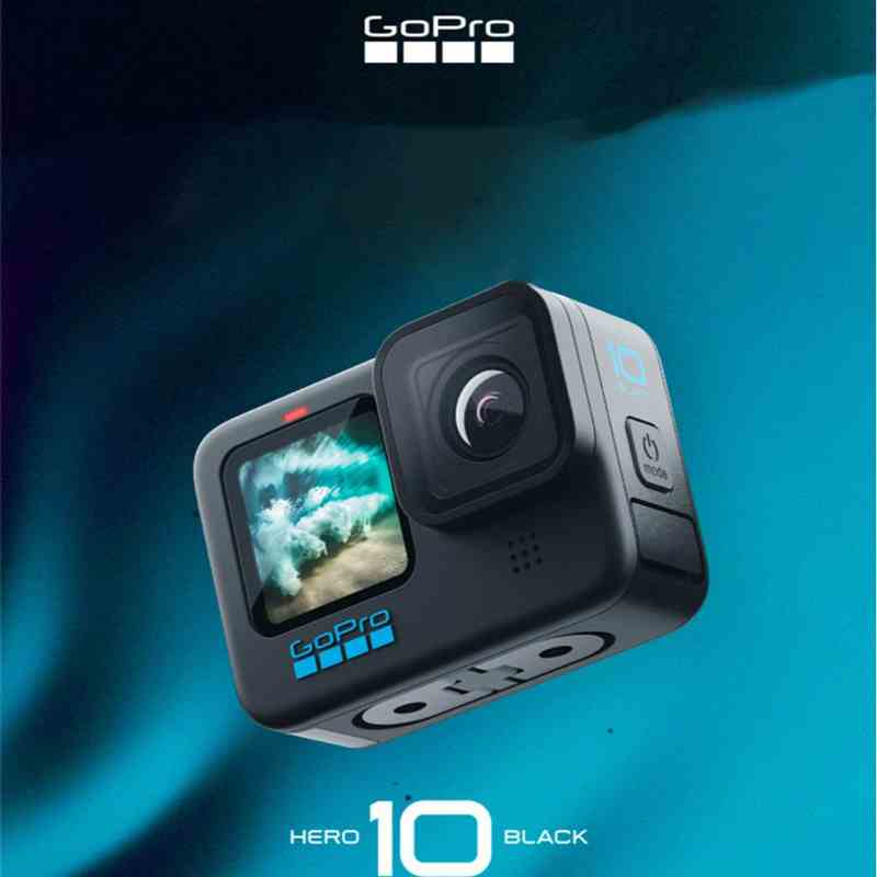 GoPro HERO 10 Black Underwater Action Camera 4K 5.3K60 Video