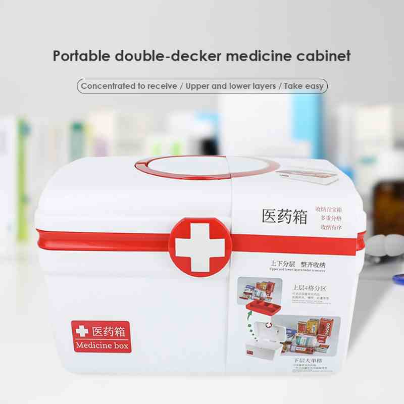 First Aid Box Survival Kit Portable Organizer