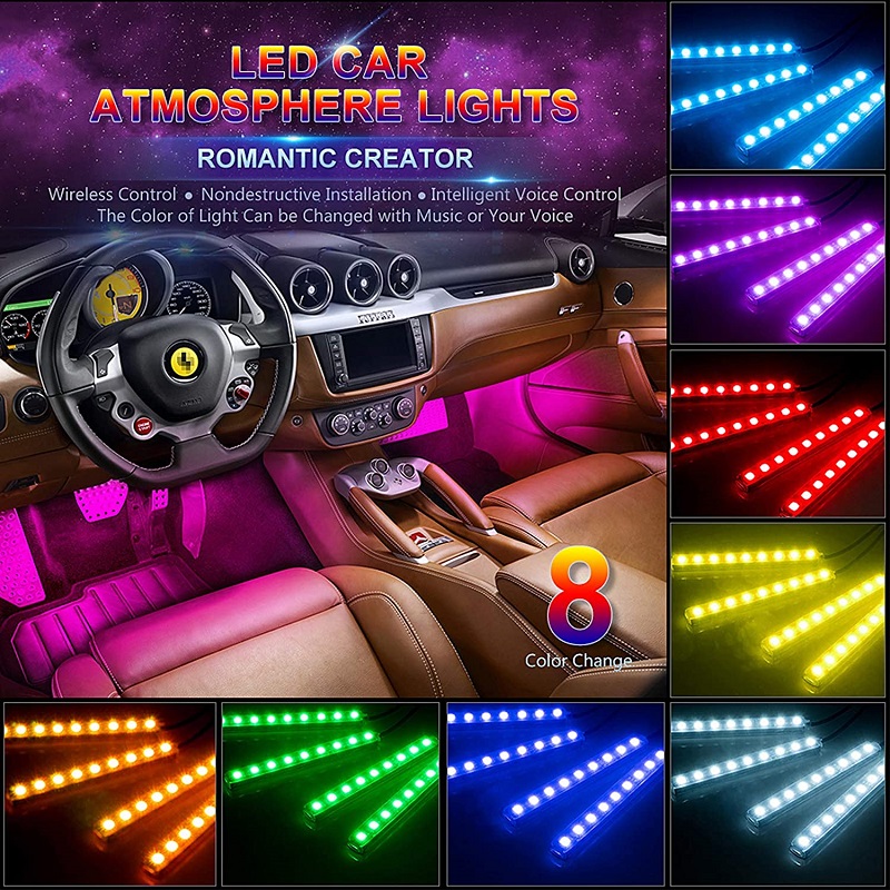 Car Music Light Atmosphere Light Multi Color Interior Light