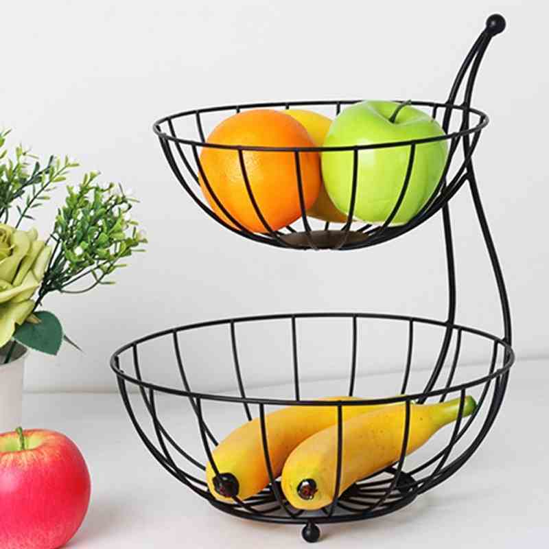 Double Layer Fruit Vegetable Basket