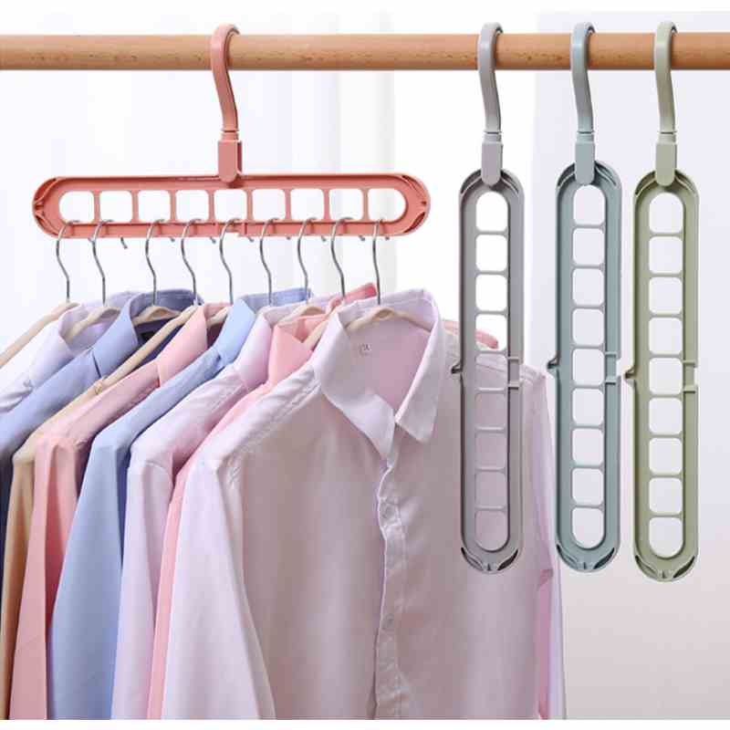 Multi Slot Hanger Closet Organizing Hanger